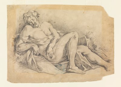 Bacchus Sleeping by Leon Dabo